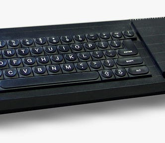 The Sinclair QL computer.
