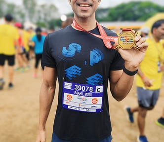 Satara Hill Half Marathon — Gold Medal