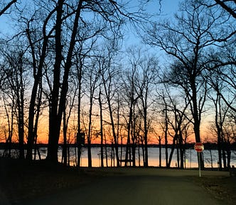 Sunset in Michigan (Photo by the author, 2024)