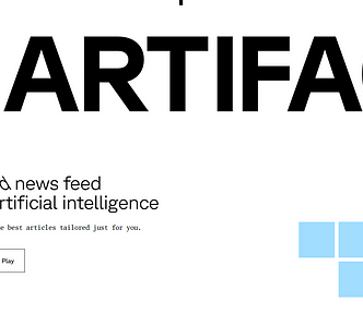 Artifact: A personalized news feed powered by Artificial Intelligence. Download the app to discover the best articles tailored just for you. https://artifact.news/