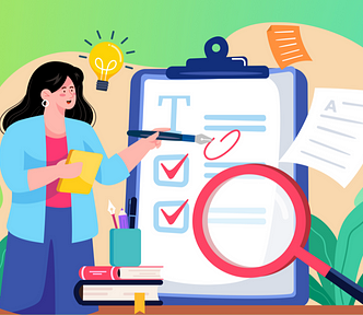 The editor and her checklist
