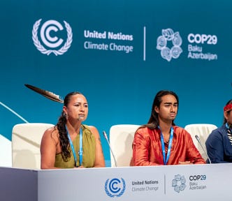 Panelists at the COP29 UN Climate Change Conference