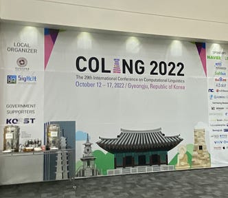 국제전산언어학술대회 COLING 2022
