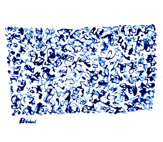Title Contemporary abstract issue no1, 2025
 Artwork by Robert A Ireland
