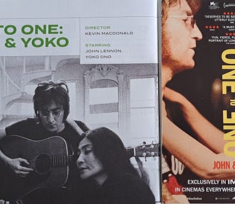 Posters of the Lennon One To One film