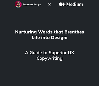 A Guide to Superior UX Copywriting by Sepanta Pouya