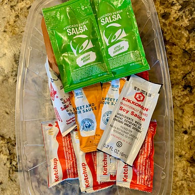 Sauce packets