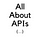 All about APIs