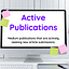 Active Publications