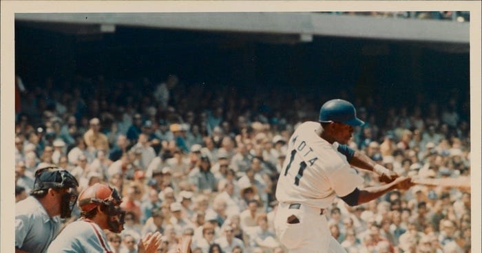 A pinch of history accents Manny Mota's legendary career