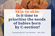 Parenting: Is it time to priortise the needs of babies born by C-section by enabling skin-to-skin contact? http://microbiomecourses.com