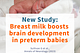 New Study: Breast milk boosts brain development in preterm babies