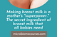 Making breast milk is a mother’s “superpower” - The secret ingredient of breast milk that all…