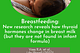 Breastfeeding: New research reveals how thyroid hormones change in breast milk (but they are not…