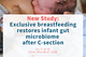New Study: Exclusive breastfeeding restores infant gut microbiome after C-section.