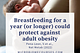 New research: Breastfeeding for a year (or longer) could protect against adult obesity