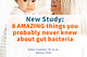 New Study: 8 amazing things you never knew about gut bacteria. http://microbiomecourses.com