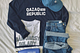 Long-sleeve, t-shirt, baseball cap, and water bottle from the Qazaq Republic brand.