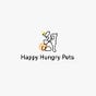 Happy hungry pets