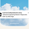 An illustration of a Featured story push notification for a publication follower.