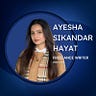 Ayesha Sikandar Hayat