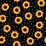 Sunflowers and polka dots🖤