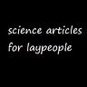 Science articles for laypeople