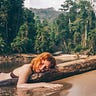 Redhead on the road