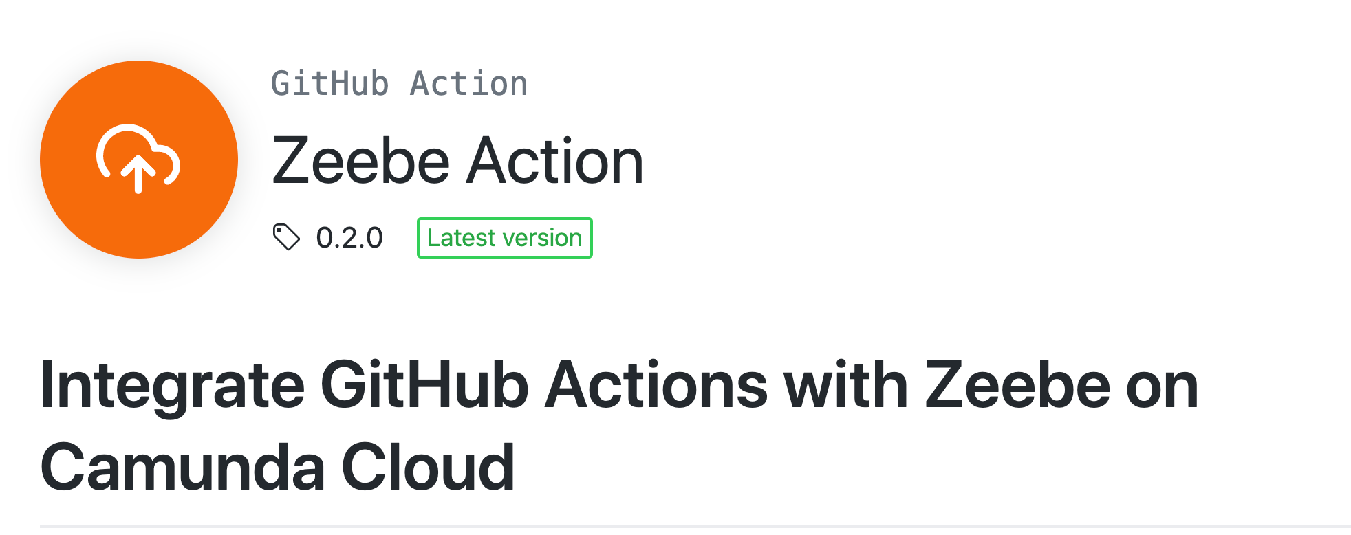 Complex multi-repo builds with GitHub Actions and Camunda Cloud