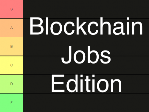 Blockchain Job Tier List