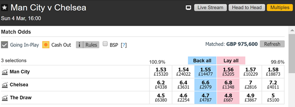 How to place a Win-Draw-Win Bet