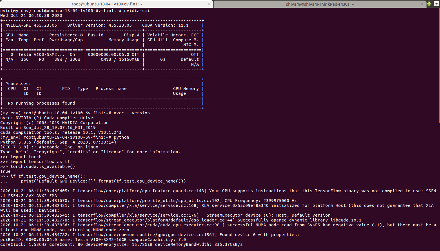Installing any version of CUDA on Ubuntu and using Tensorflow and Torch on  GPU | by shivam panwar | Analytics Vidhya | Medium