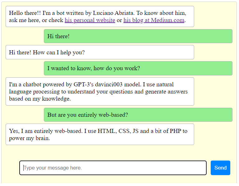 Build ChatGPT-like Chatbots With Customized Knowledge for Your Websites, Using Simple Programming
