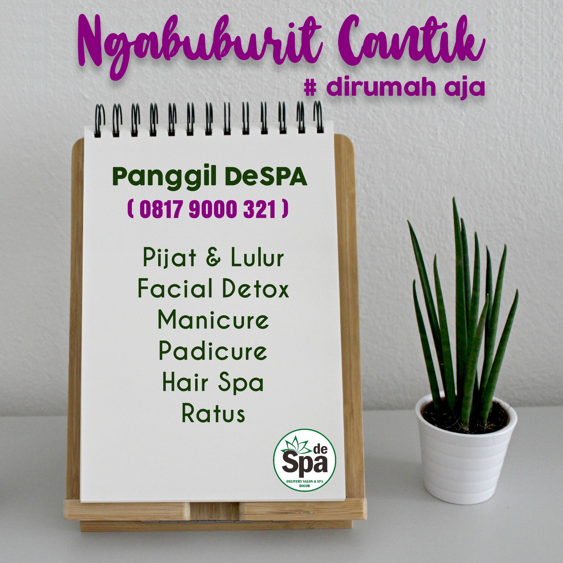 Pijat panggilan Bogor & Salon Panggilan Bogor by DeSPA Delivery Salon
