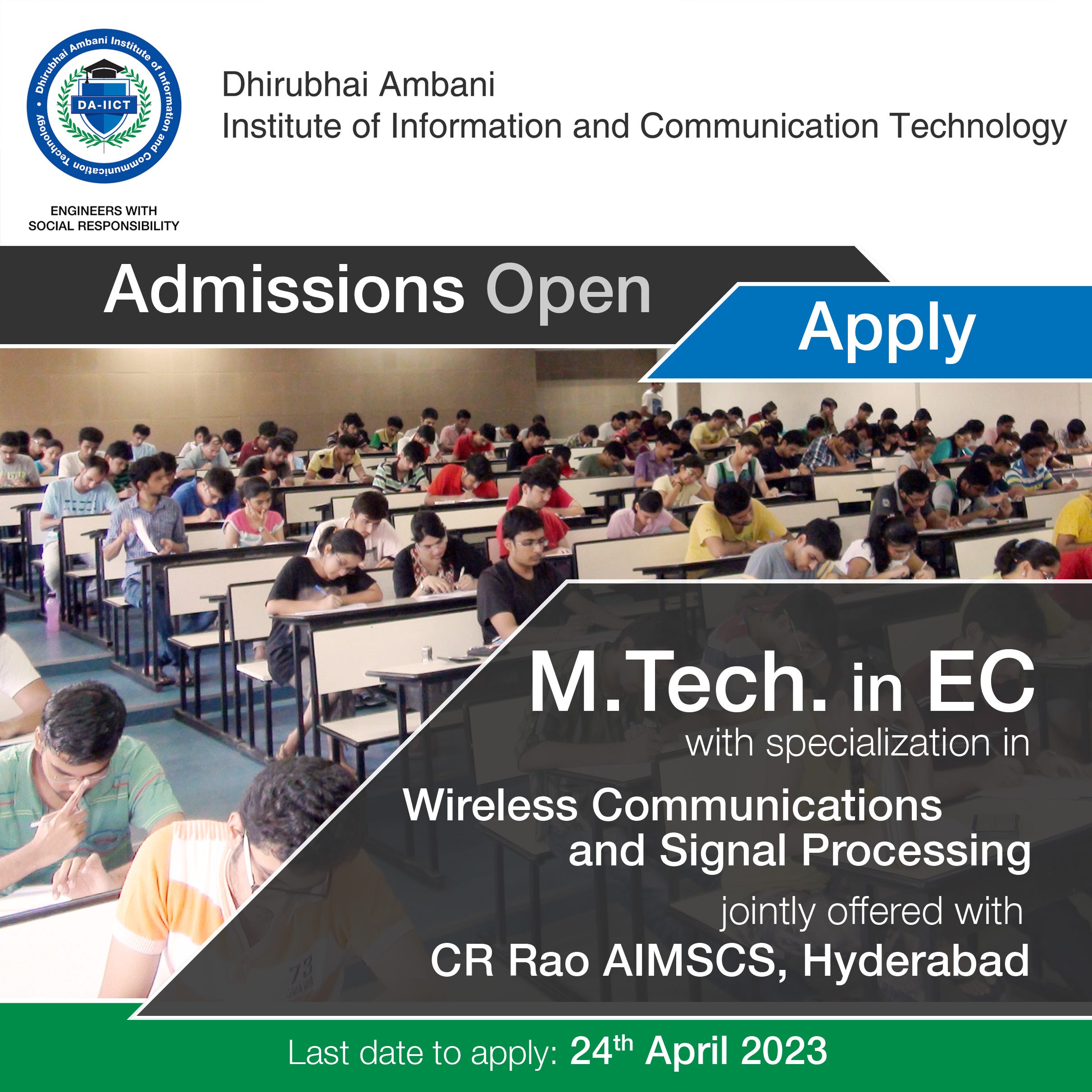 Apply for M.Des in Communication Design Programme 2023 | DA-IICT ...