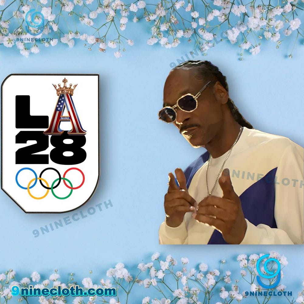 Snoop Dogg LA28 Olympics Enamel Pin The Perfect Way to Show Your Support by Alari82 Aug