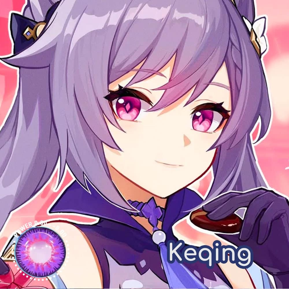 Genshin Impact Keqing Cosplay Contact Lenses | by Colored Contacts | Medium
