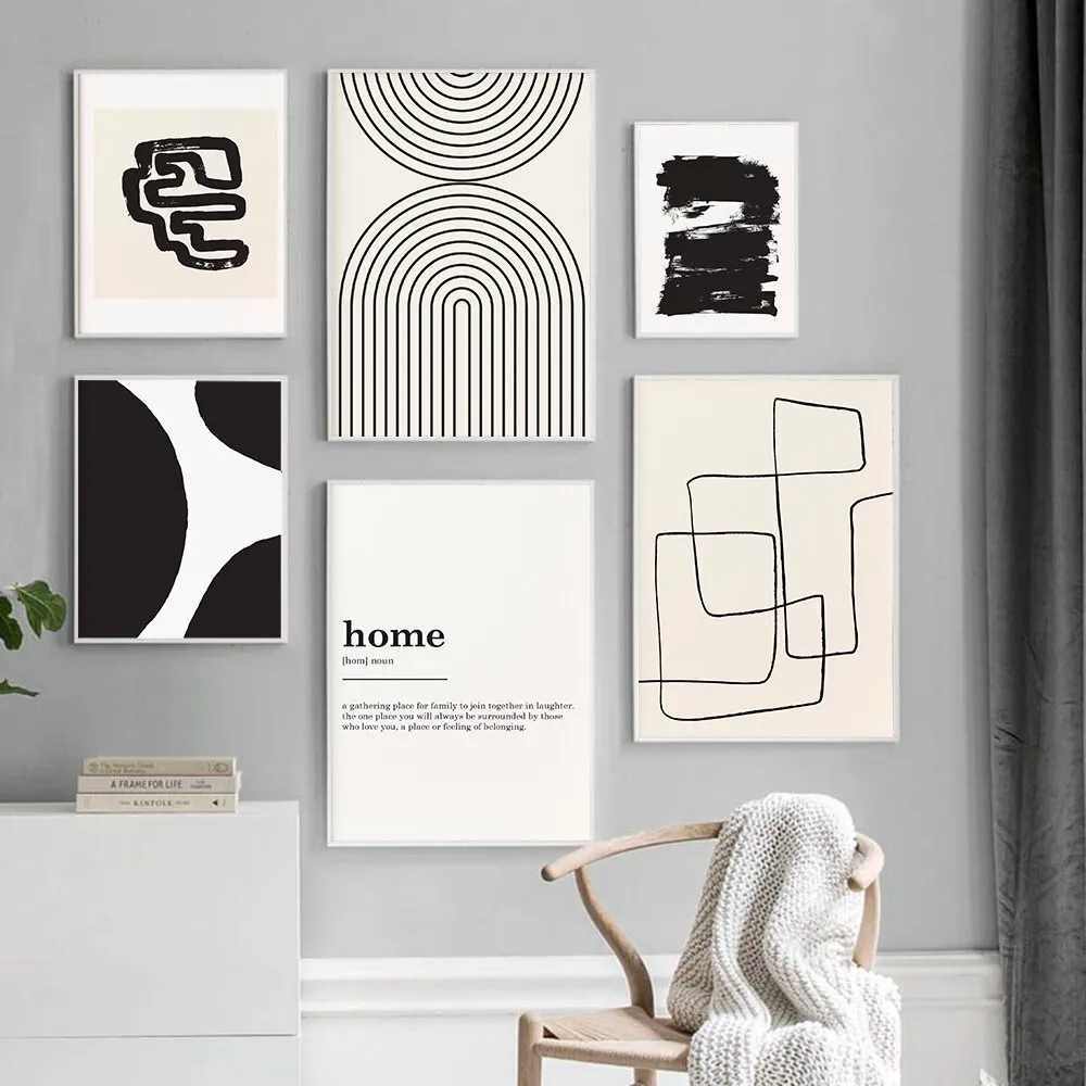 How to decorate an empty living room wall with wall art? by