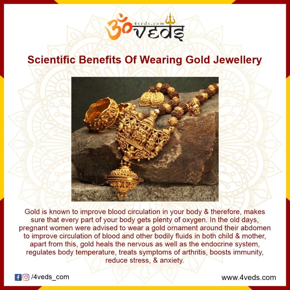Scientific Benefits Of Wearing Gold Jewellery Four Veds Medium