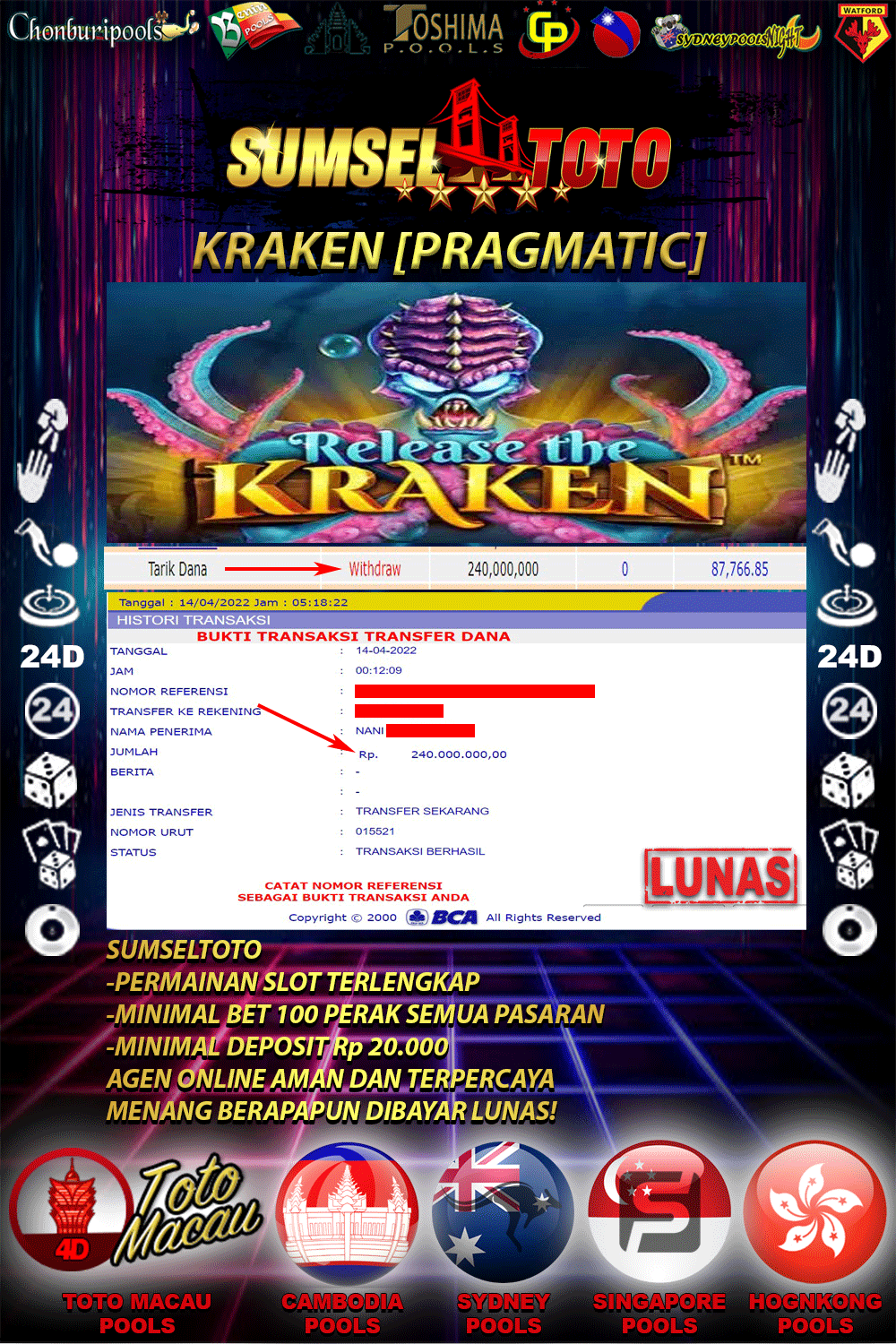 BUKTI JP SLOT GACOR