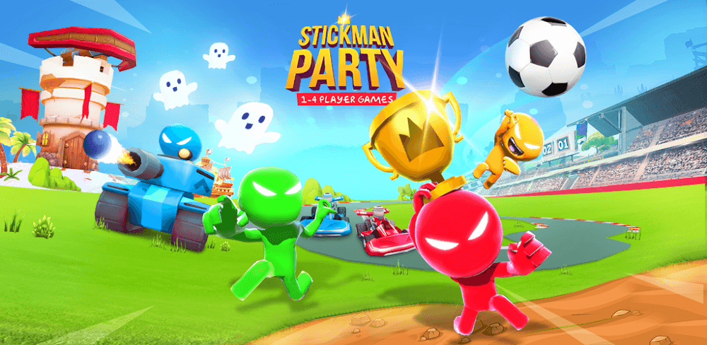 Stickman Party Mod Apk v2.3.8.3 (Unlimited Money and Gems)