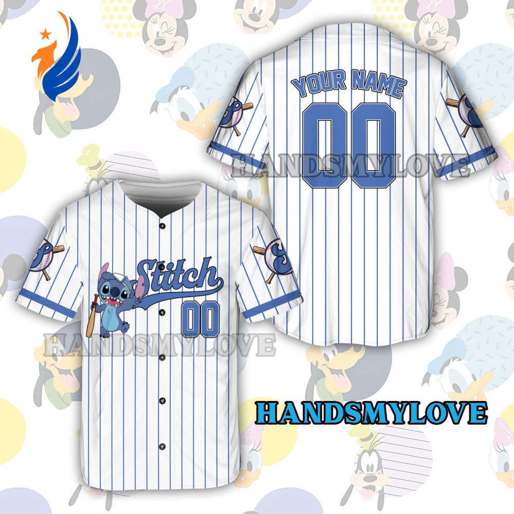 Custom Mickey Game Day Baseball Jersey — Perfect Outfit for Baseball Fans and Lovers