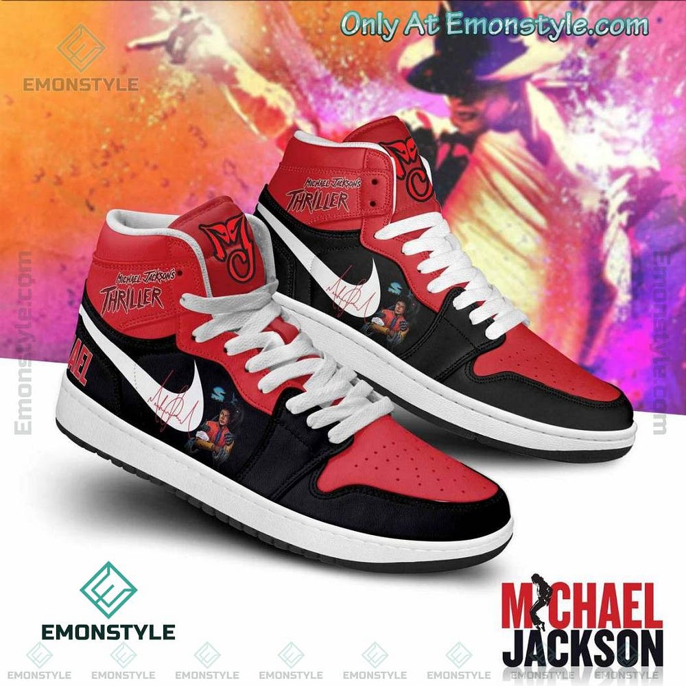Michael Jackson's Thriller Air Jordan High Top Shoes: Channel the Iconic  Style of the King of Pop | by Babyemons | Jan, 2024 | Medium