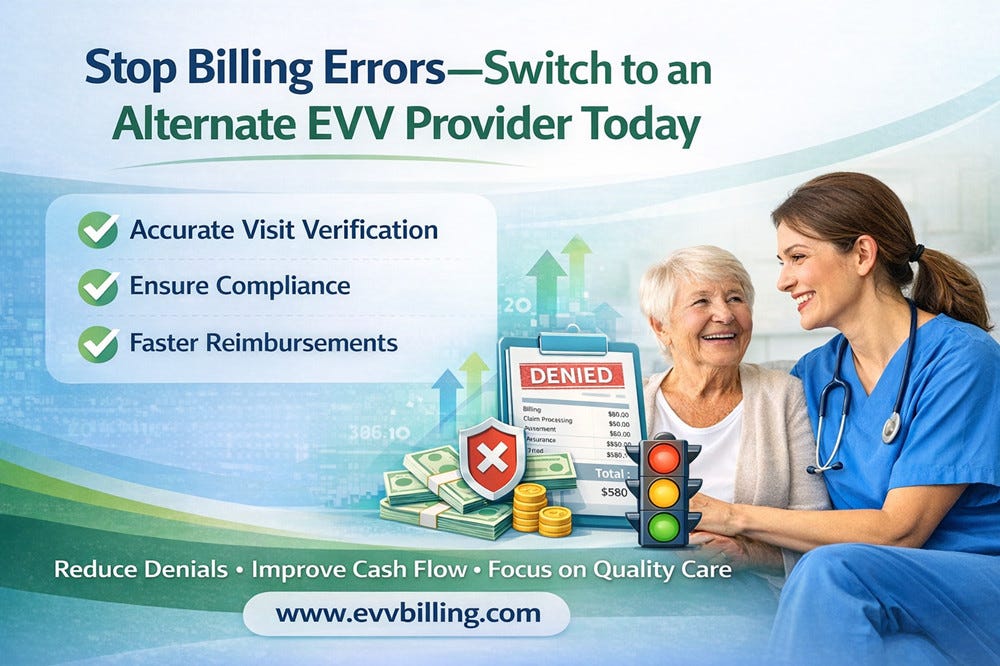 Stop Billing Errors — Switch to an Alternate EVV Provider Today