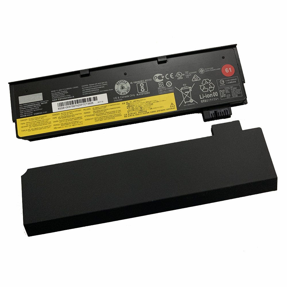 Batteria Originale 72Wh 61++ 01AV427 SB10K97584 Per Lenovo T470 T480 - Foto 5
