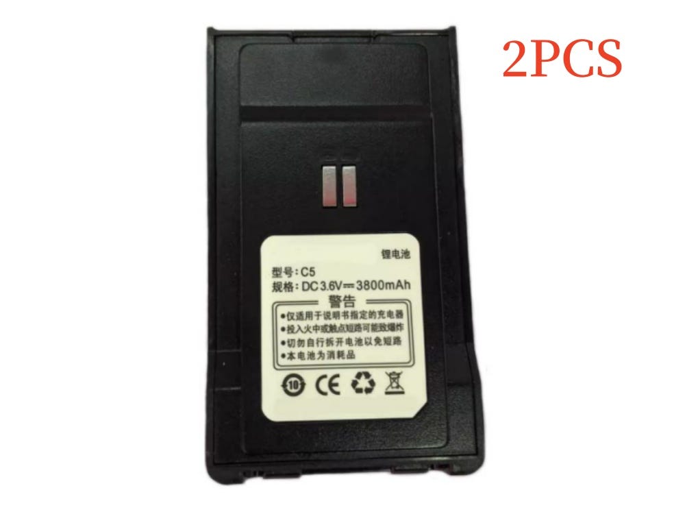 BAOFENG C5 batería 3800mAh 3.6V para BAOFENG C5