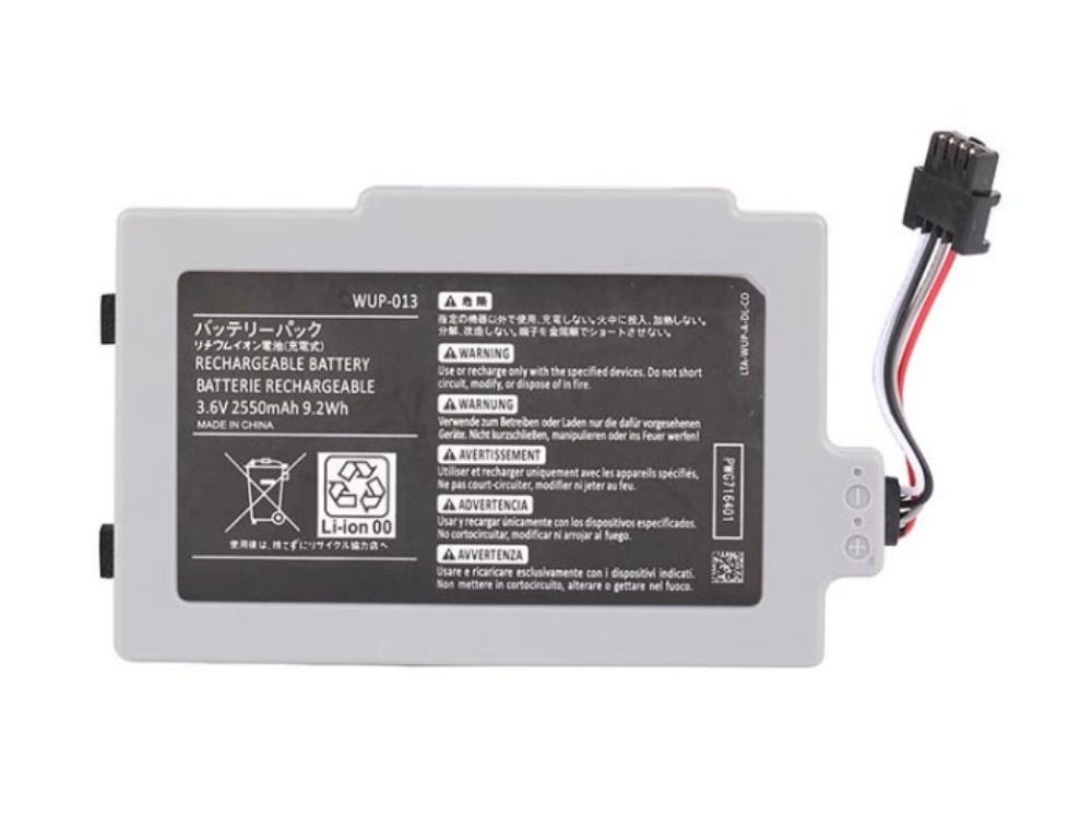 Hochwertiger Akku für NINTENDO WUP-013 3.6V 2550mAh/9.2Wh LiIon-Akkus