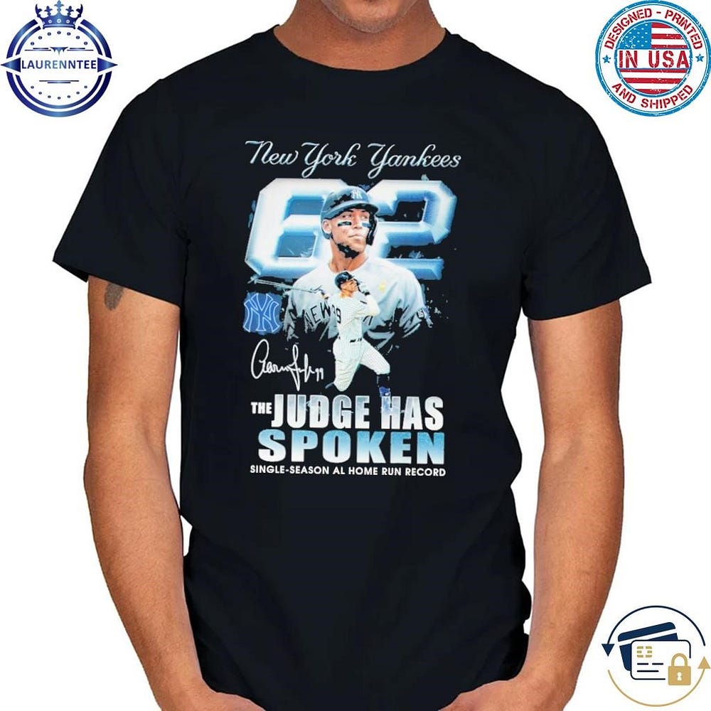 New york yankees the judge has spoken singleseason al home run record