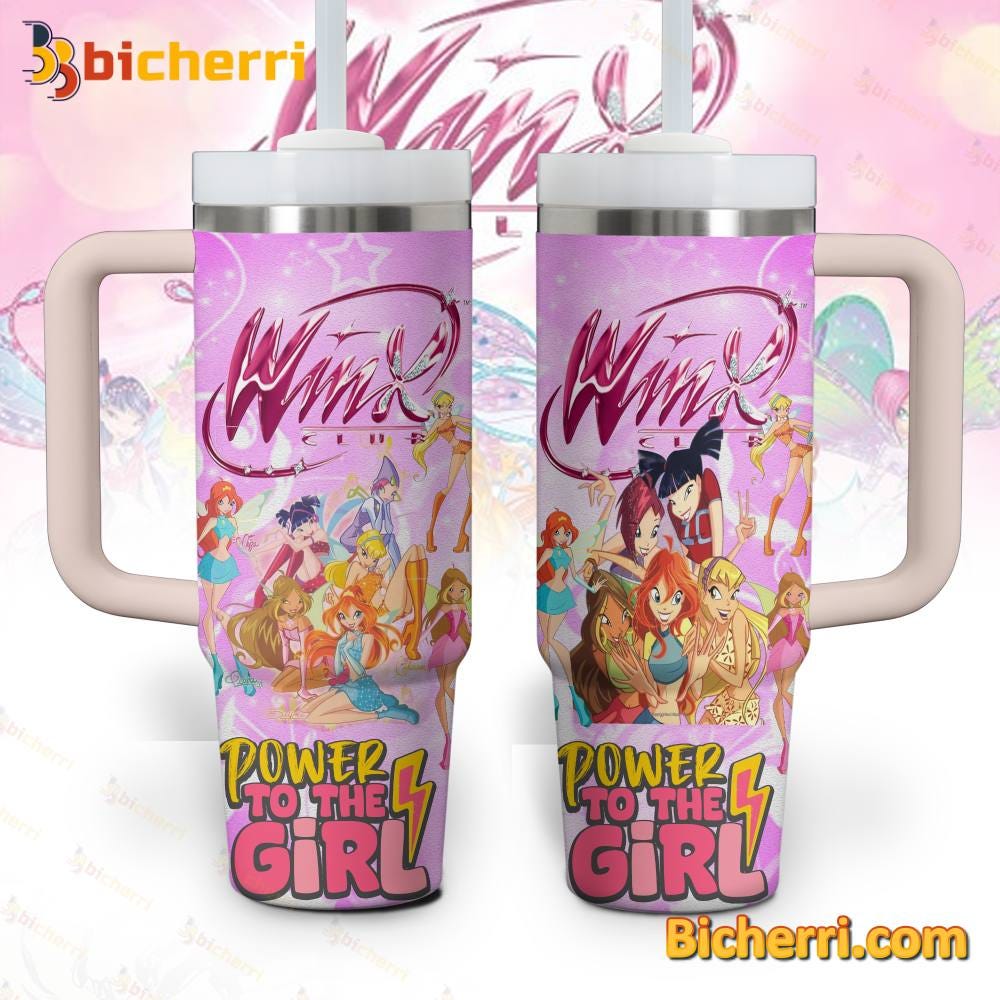 Winx Club Power to the Girl Tumbler with Handle: Add Magical Style to Your  Hydration | by Lauriel | Medium