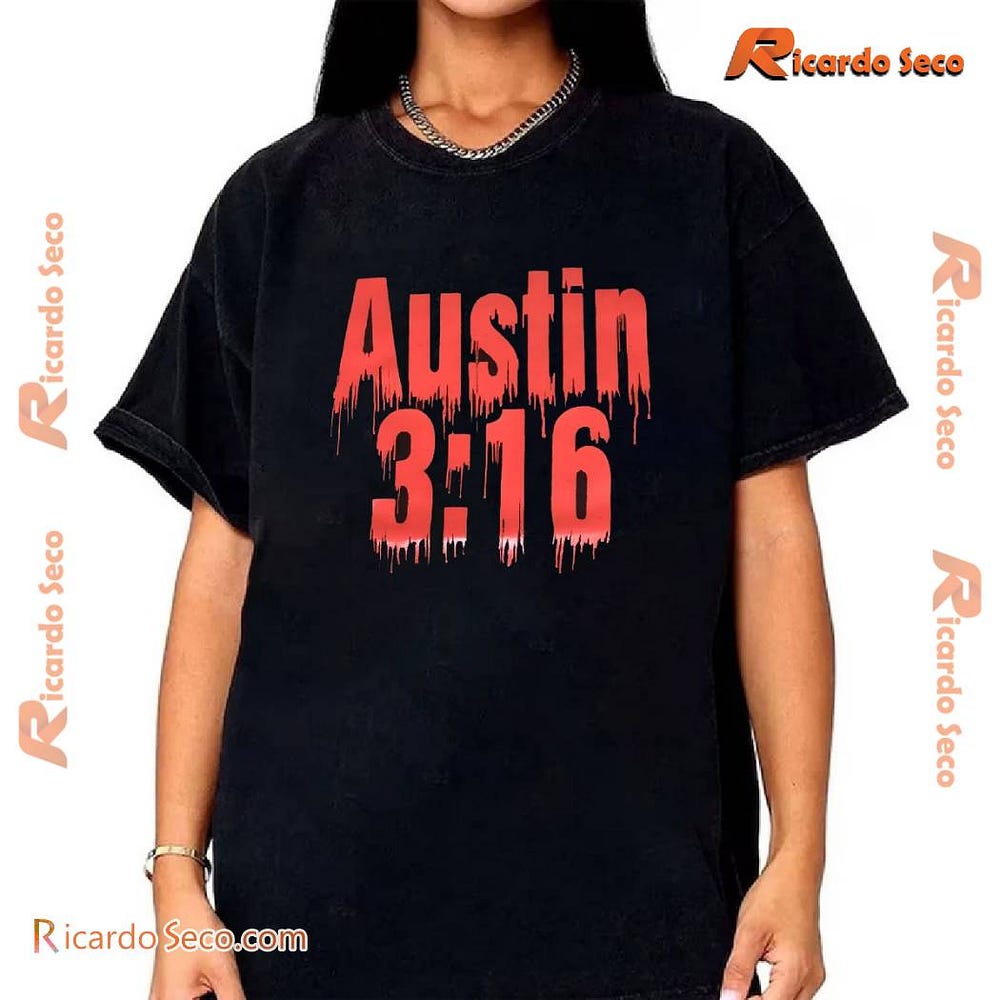 Stone Cold Steve Austin: A 3:16 Blood From A Stone Vintage Classic Men ...